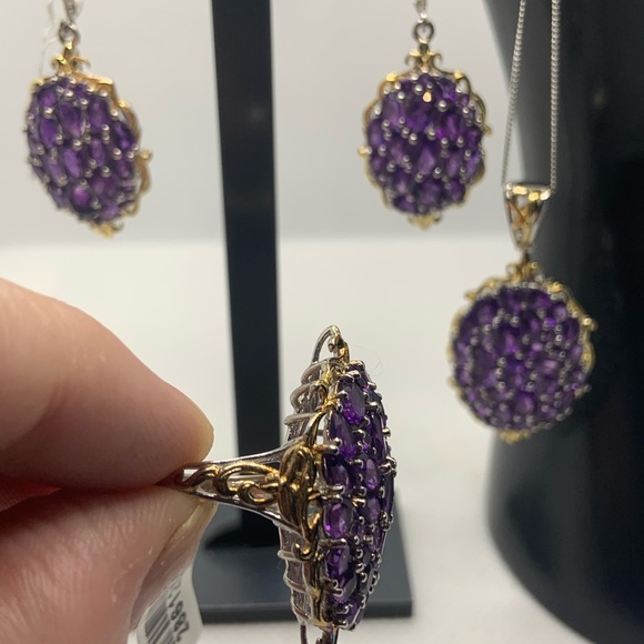 AMETHYST JEWELRY SET - Picture 6 of 8